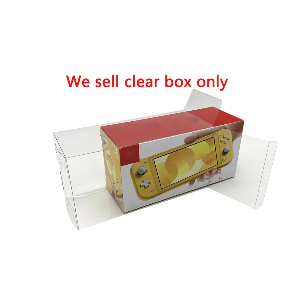 Display box For for Nintendo Switch/NS/Lite/NSL PET Protector collection storage protective box