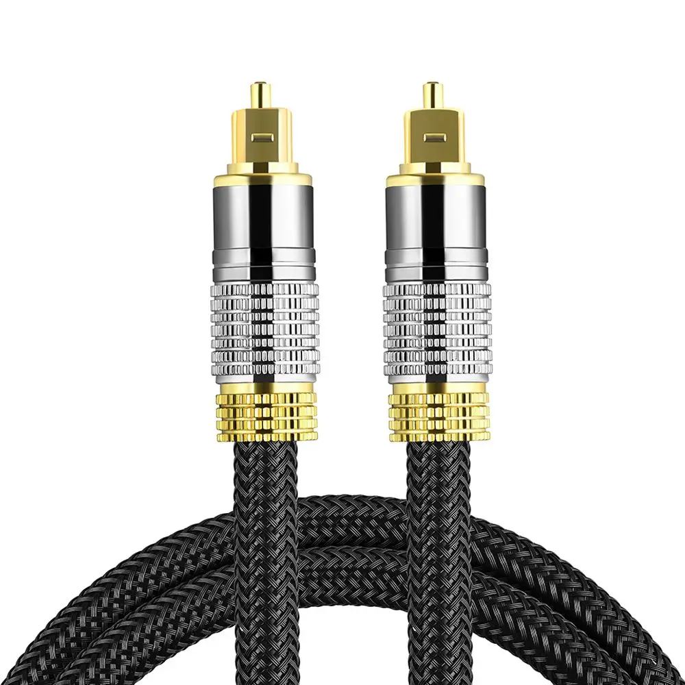 Fiber optic audio connection cable suitable for power amplifier PS4/Xbox home audio toslink optical cable 1M/1.8/2/3/5/10/15m