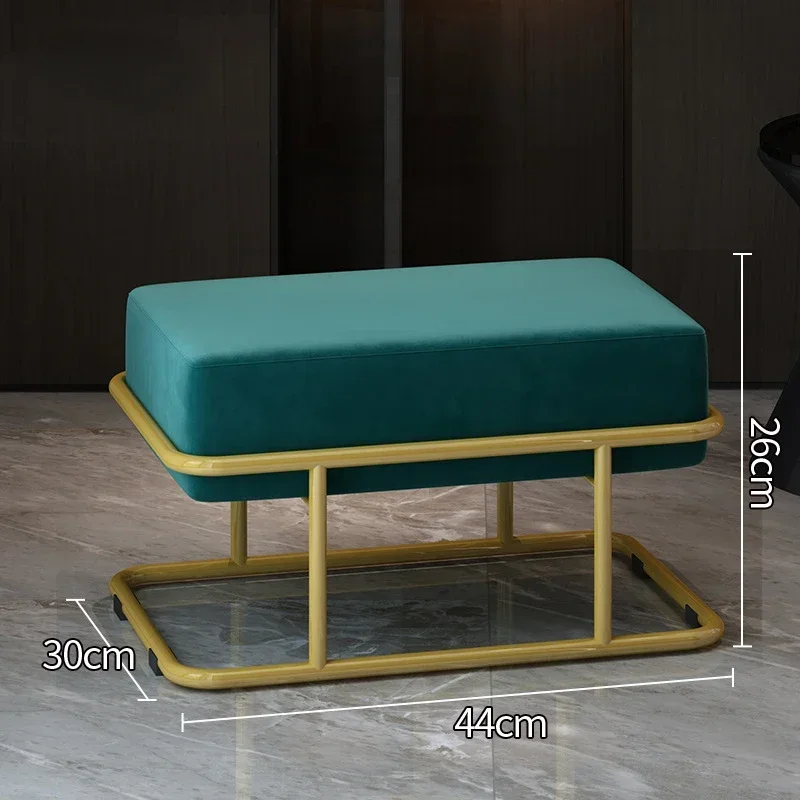 Modern Round Stool for Adults - Creative Sofa Footstool, Strong Load-bearing