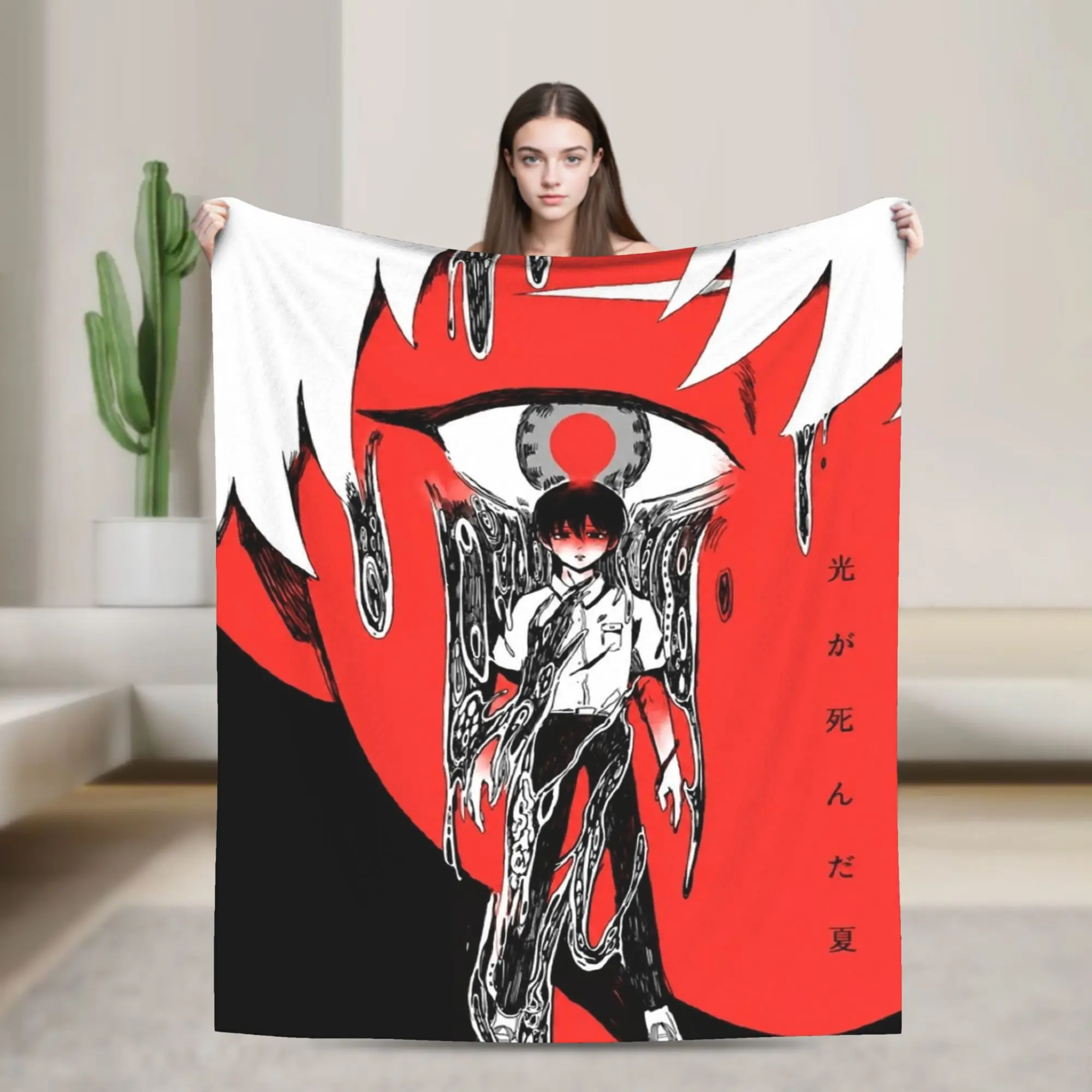 The Summer Hikaru Died Blankets Fleece Print   Multifunction Lightweight Thin Throw Blanket for Bedding Bedroom Bedspreads