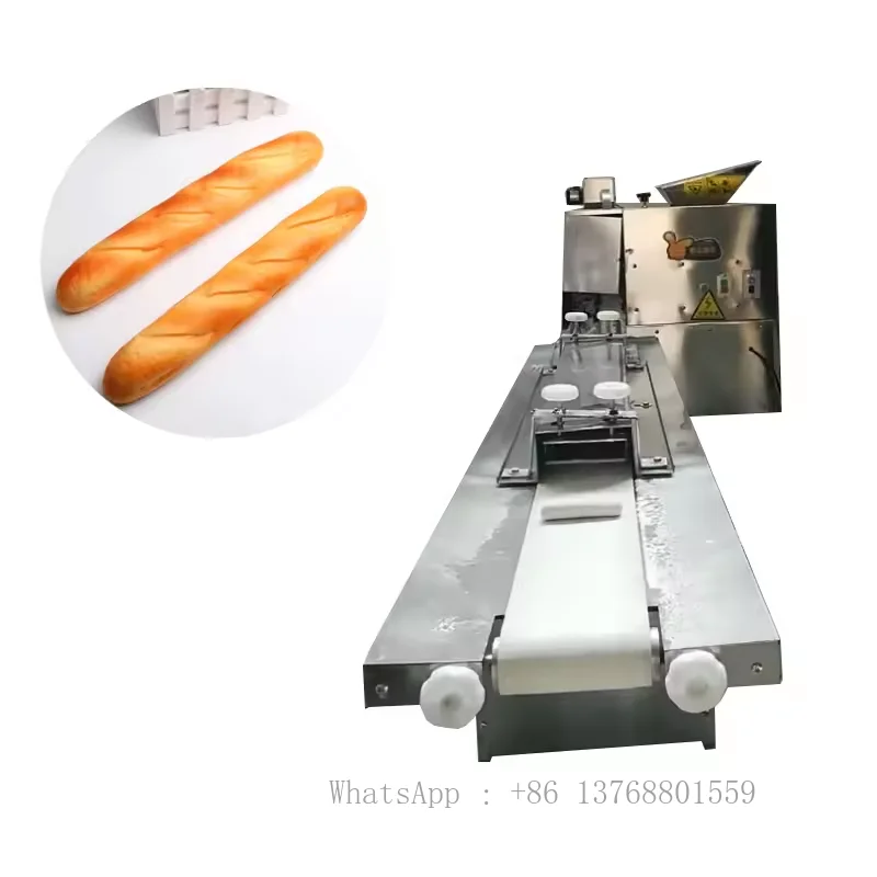 

Cheap bakery roll baguette moulder long french bread dough moulder baguette moulding machine