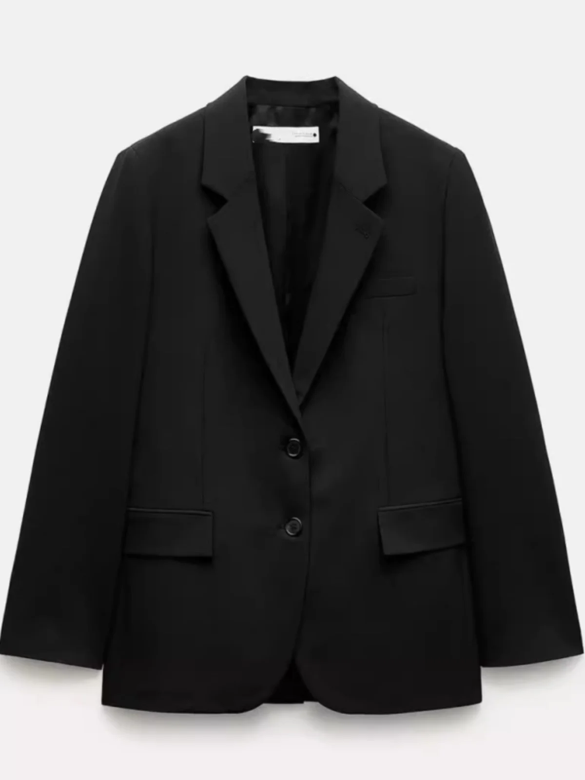 

Весна 2023, женский повседневный свободный костюм из смесовой шерсти, Jaet, Новое поступление, модный длинный свеч на пуговицах