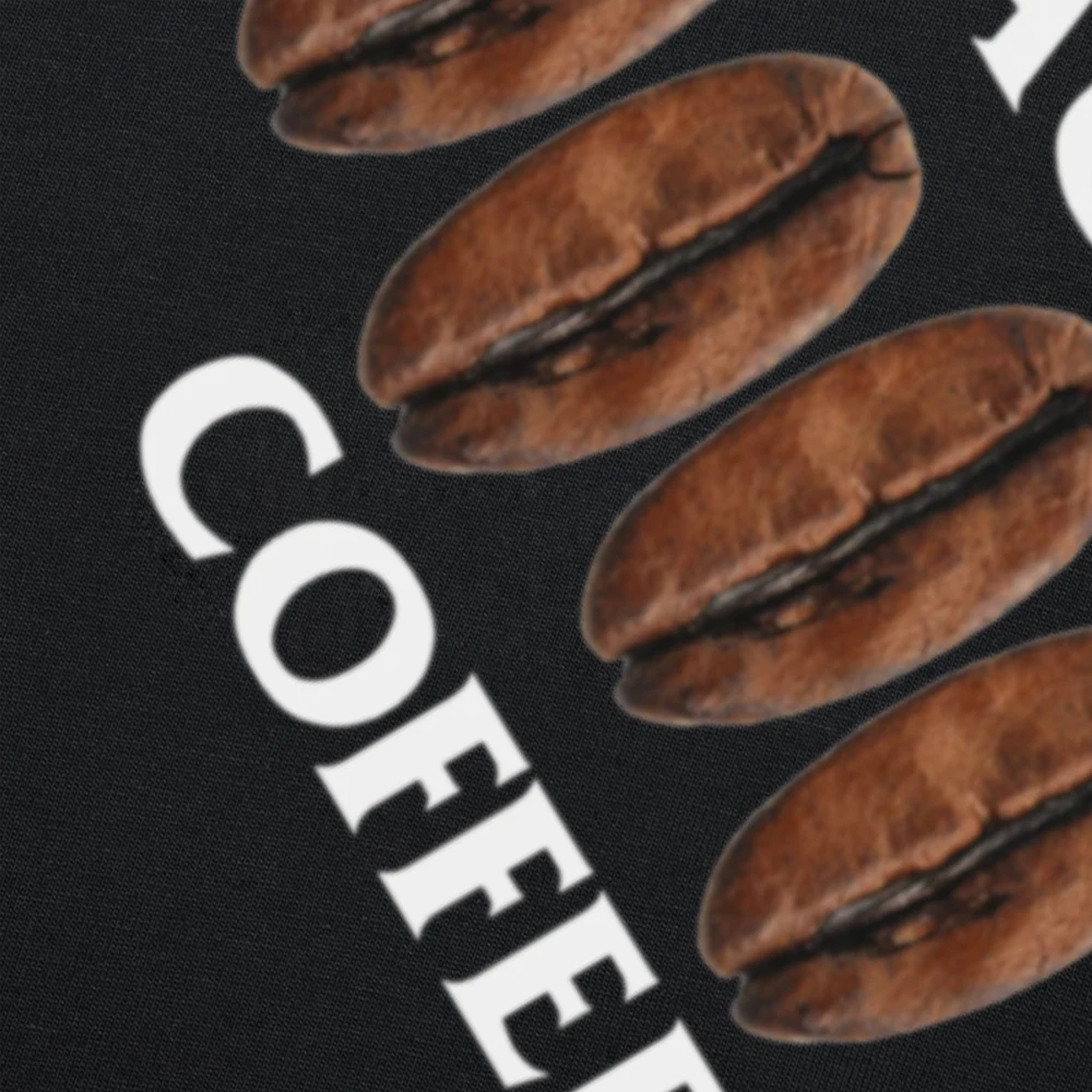 Lustiges schwarzes Kaffee-T-Shirt mit klassischem Grafikdruck für Herren und Damen, modisches, lässiges T-Shirt aus 100 % Baumwolle, lockeres, übergroßes T-Shirt mit Aufdruck – Detail 5