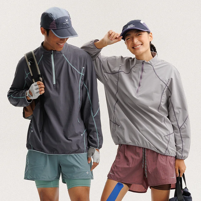 

City Outdoor Running Cycling Sport Lightweight T Shirt Men Women Quick Dry Long Sleeve Loose Casual Streetwear Techwear T-shirt