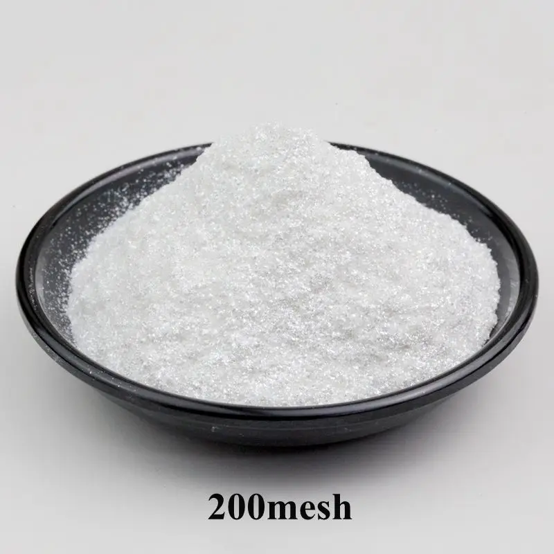 400mesh,200mesh Various Particle Size White Mica Pearl Nail Glitter Mica Powder DIY Eyeshadow Soap Dye Pigment Car Paint Toners