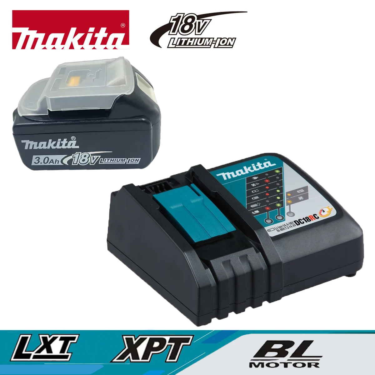 

Original 18V Makita Lithium Battery 3000mAh can be used for over 400 Makita 18V products