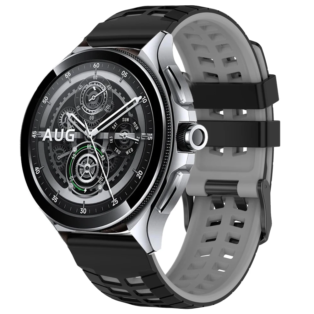 Sports Silicone Strap For Xiaomi Watch 2 Pro 22mm Watch Band Replacement For Xiaomi Watch S4 S3 S2 S1 Active/Mi Color 2 Bracelet