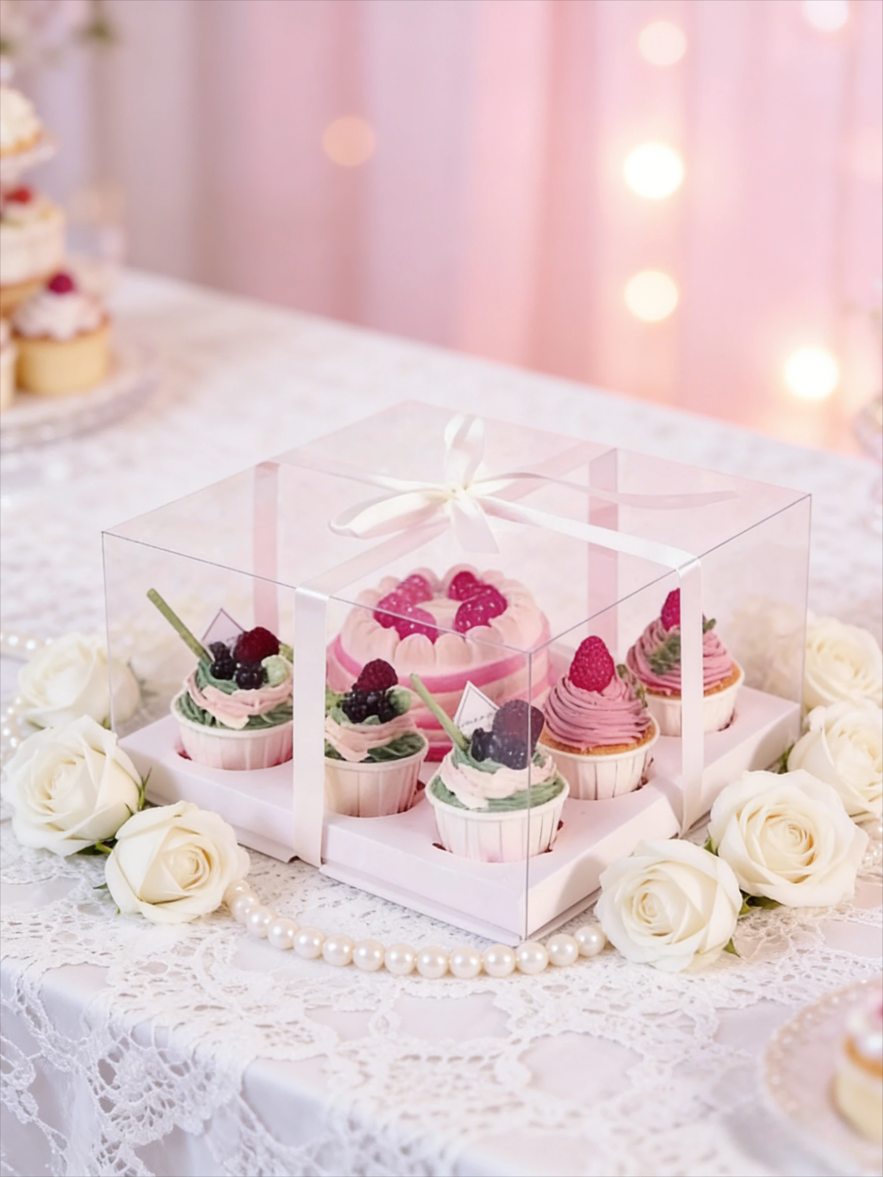 Clear Cupcake Carri…