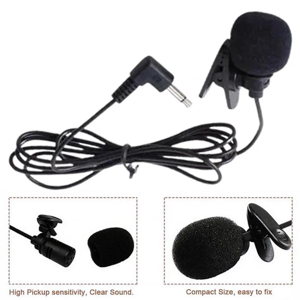 Good Toughness Wired Directional Pickup Lavalier Microphone for Guide