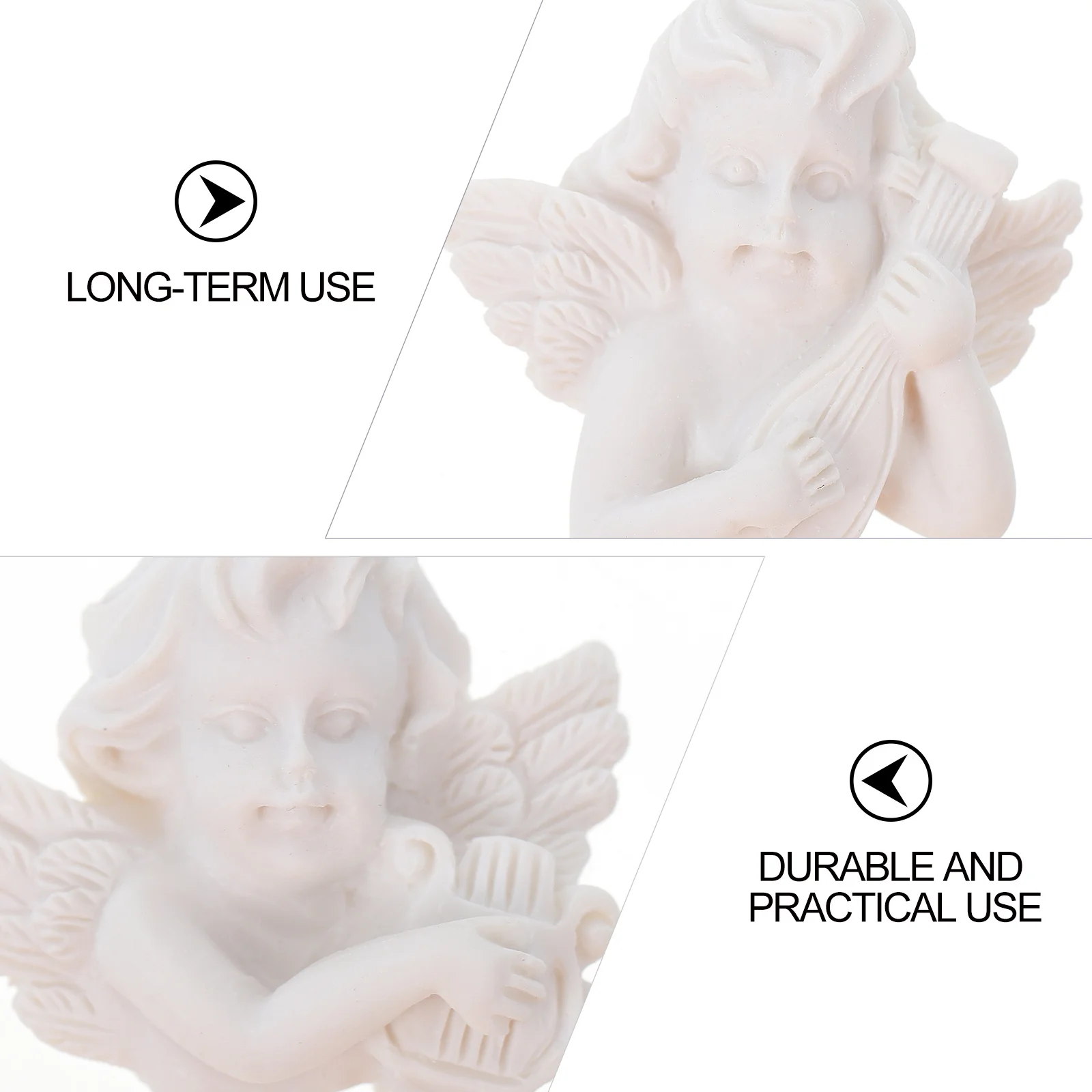 12 قطعة أجنحة الملاك المفاتيح الراتنج Charms المعلقات Diy بها بنفسك صنع المجوهرات الاكسسوارات الحرفية هدية زخرفة الزخرفية اليدوى