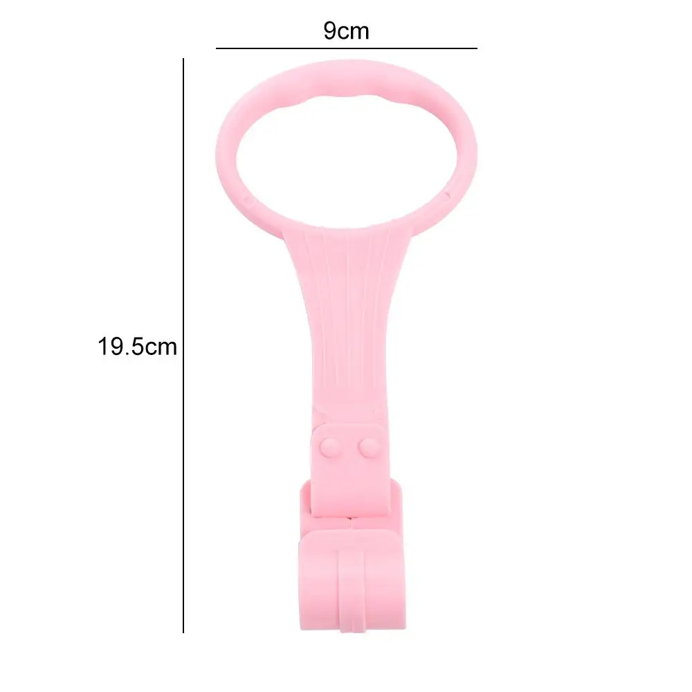 Accessori per il letto anello per tirare il letto per bambini anello per appendere in plastica impara a stare in piedi anello per tirare a mano ganci per culla creativi in tinta unita