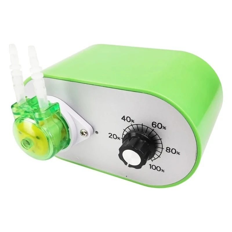 Peristaltic Dosing Pump Adjustable Liquid Flow 15-95ml/min Equipped With Power Supply Adapter Fitting
