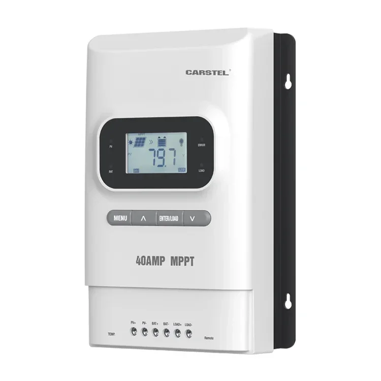 جهاز التحكم بالشحن بالطاقة الشمسية 40 أمبير MPPT عالي الكفاءة بنسبة 99% خصم عاكس الشبكة للنظام الشمسي
