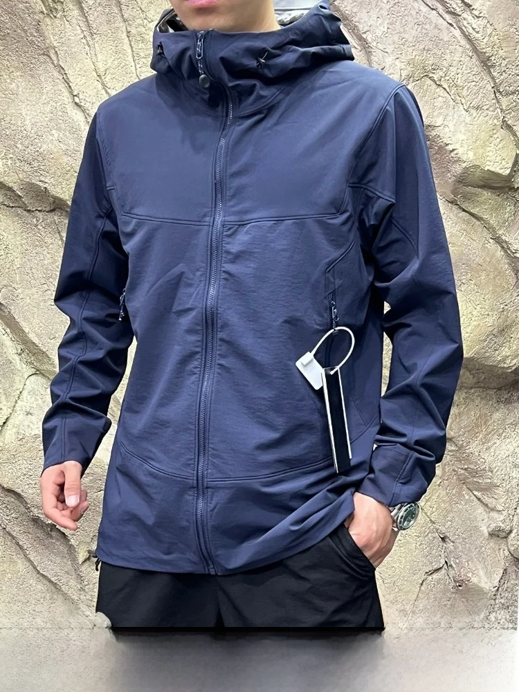 Outdoor Softshell Jacket Men's Women's Standard Fit Waterproof Zipper Closure 3D Cut GM Series Spring Autumn High End 