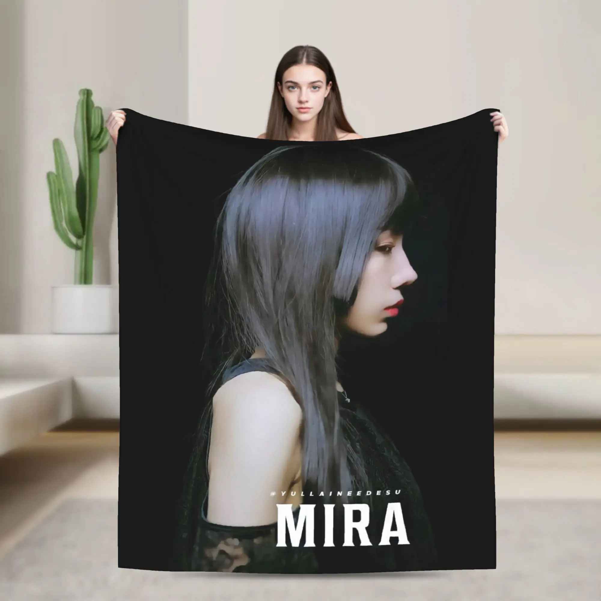 Mira Alices in Borderland Blanket Quality Warm Soft  Bedding Throws Winter Girls Boys Home Decor Print Bedspread