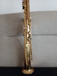 Japan 82z Original 1 :1 key type Soprano Saxophone 82 lacquered gold key Bb Soprano Sax woodwind instrumen with case