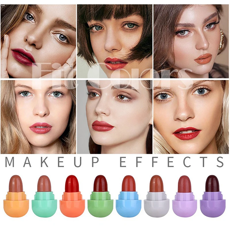 8-color mini matte lipstick set easy to color durable lip color soft fog lovely lipstick set