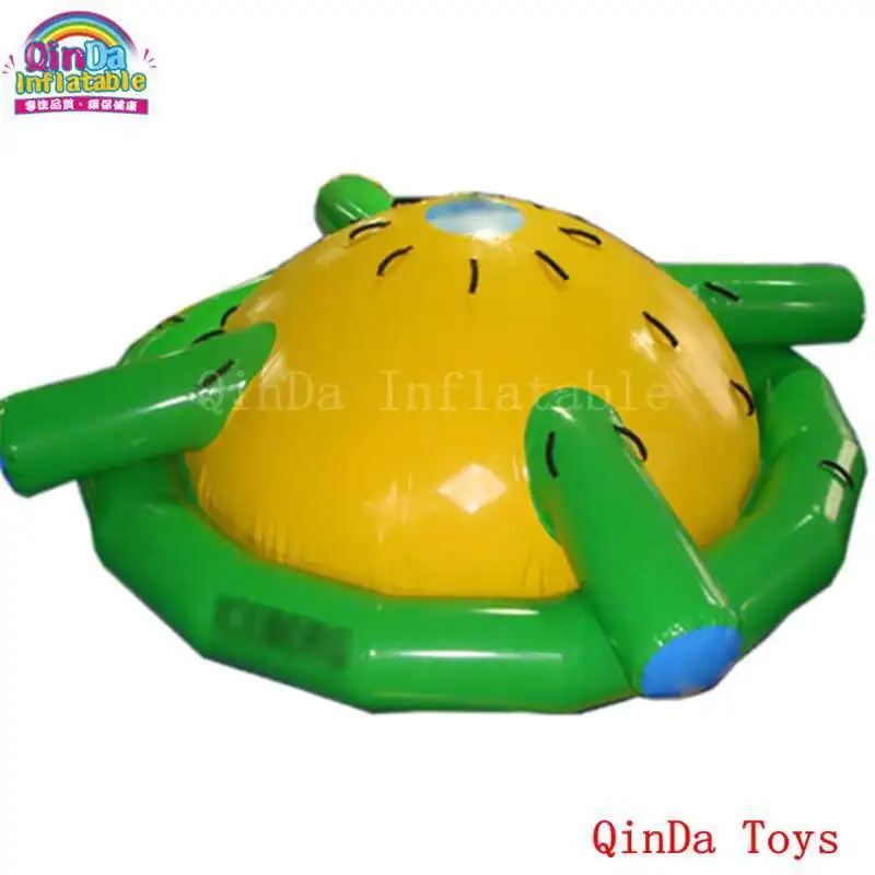

Activities Summer Inflatable Floating Spinner Ufo,Human Riders Inflatable Water Gyroscope For Sale