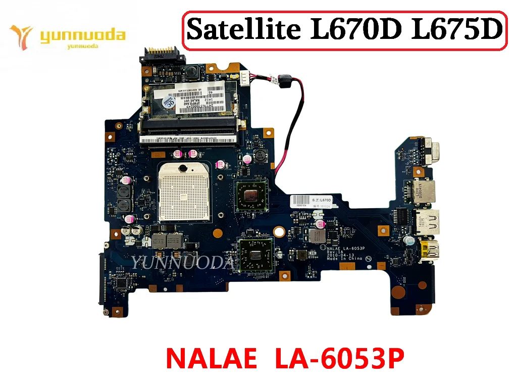 

Original For Toshiba Satellite L670D L675D Laptop Motherboard NALAE LA-6053P DDR3 100% Tested Free Shipping