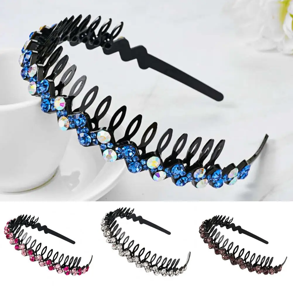 Women  Chic Anti-slip Tooth Women Hair Hoop Gift Headband Stable   for Party