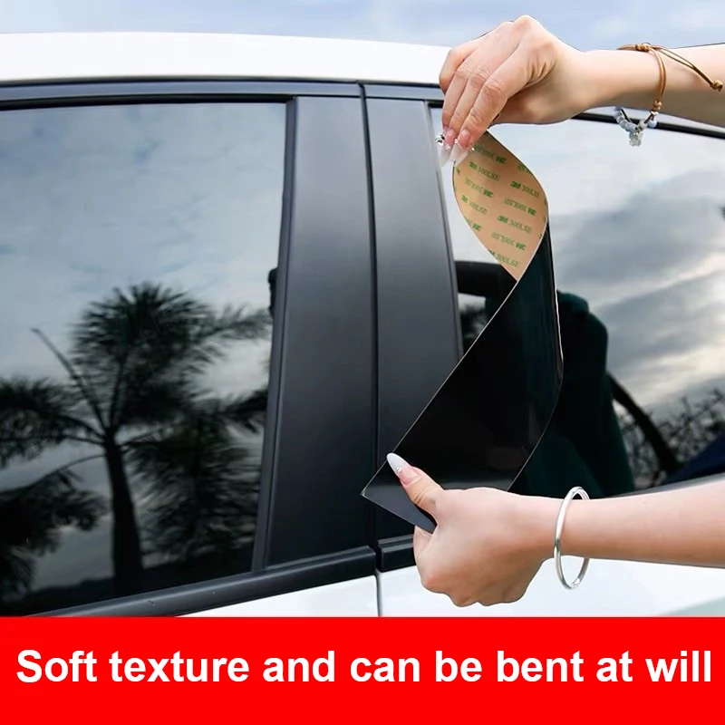 

For Aeolus Haohan Dongfeng Mage Accessories 2023 2024 2025 Car Pillar Window Trim Cover Scratch-resistant Film BC Column Sticker