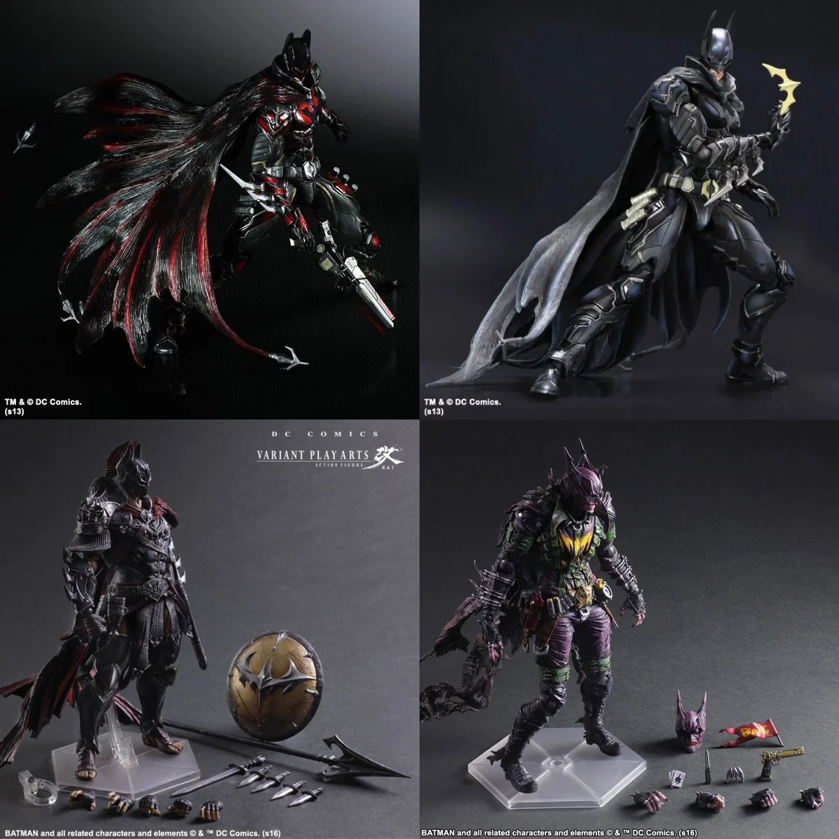 Anime Batman Arkham Juggernaut Sparta Catwoman Bain Death Knell Collectible Action Figures Model Ornaments Toys Creative Gifts