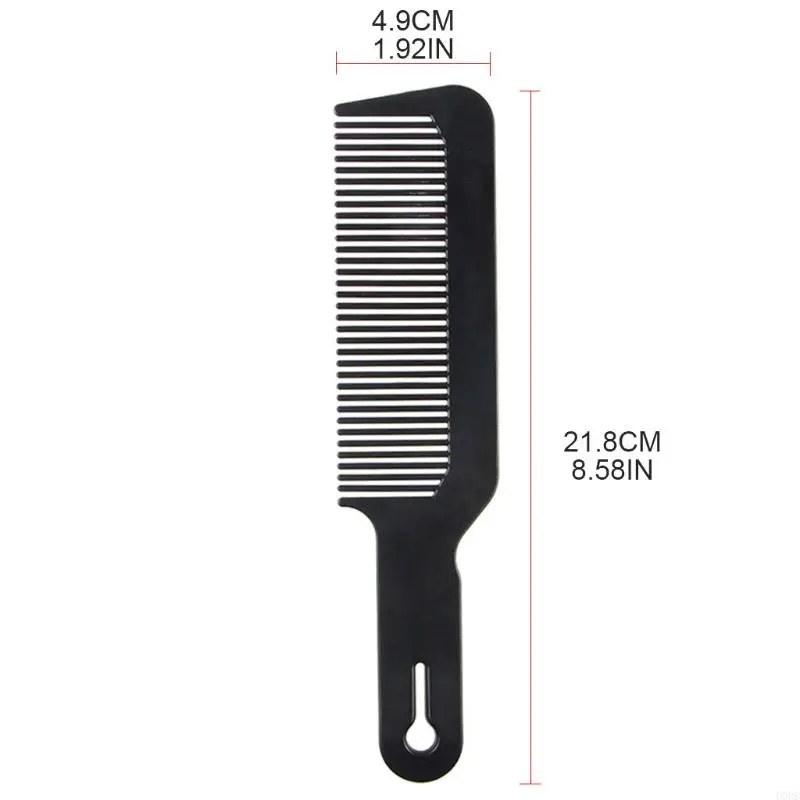 U0DE-peine cortapelos para peluquero, herramienta estilismo para cortar parte superior plana