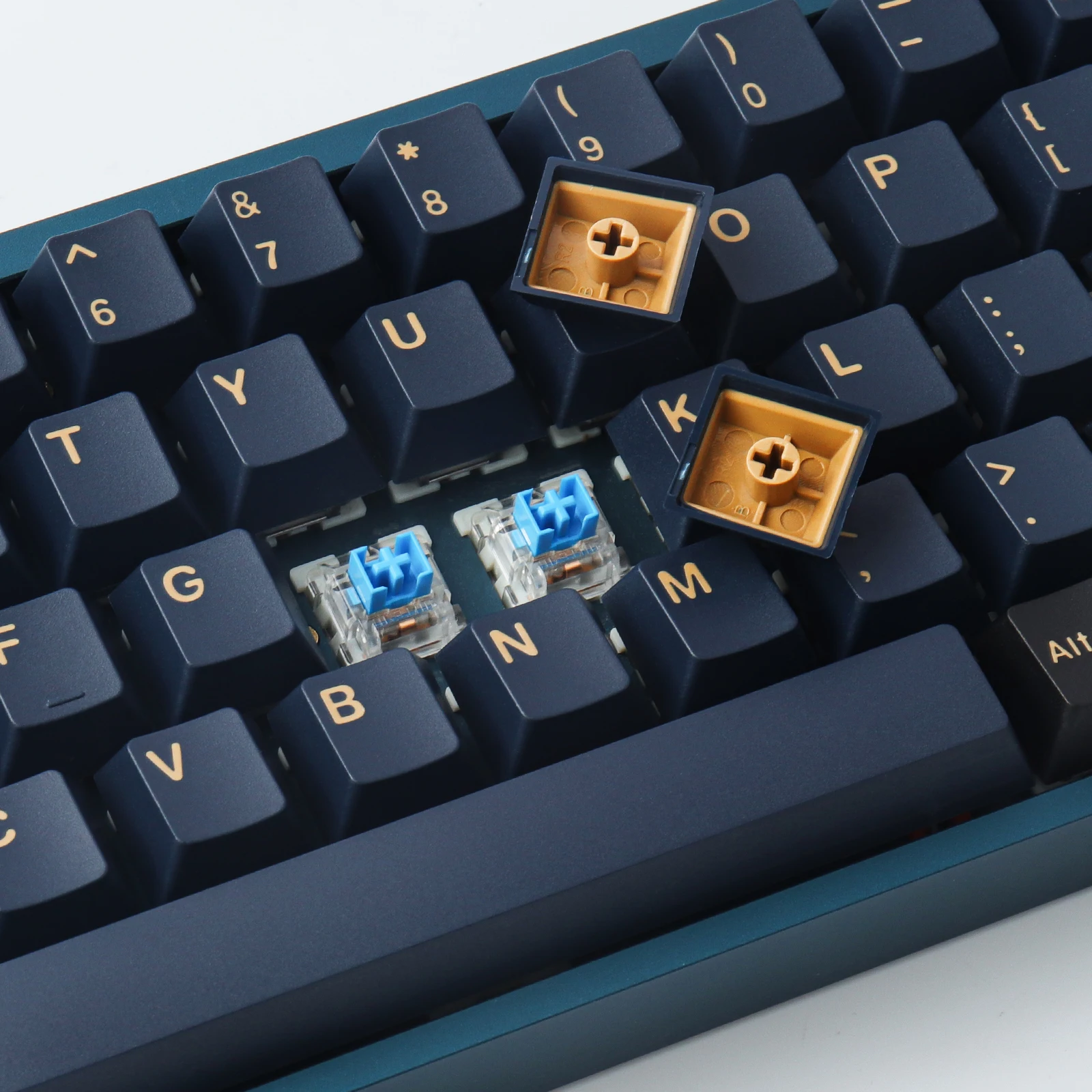 GMK Blue samuraj keycaps, ABS 173 Keys keycaps Cherry Profile doubleho spersonalizowane klawisze GMK do klawiatury mechanicznej