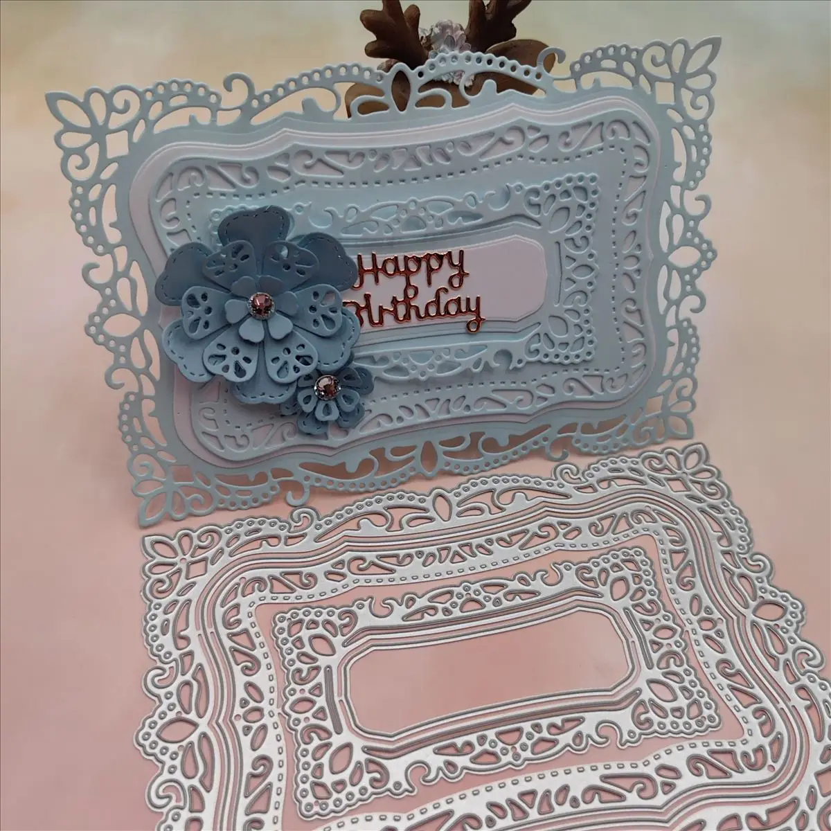 square layered cutting dies 2019 New  Metal Cutting Dies for DIY Scrapbooking Embossing Decorative Crafts Supplies Cards Making