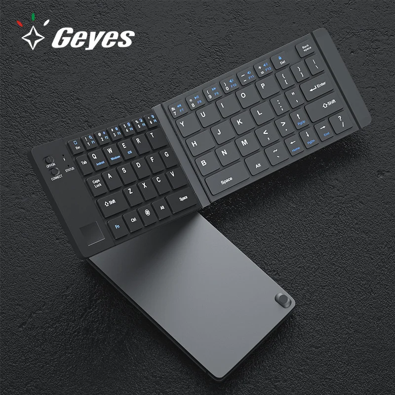 Portable Foldable Bluetooth Keyboard Mini Silent Smartphone Tablet Gift rechargeable Wireless Keyboard