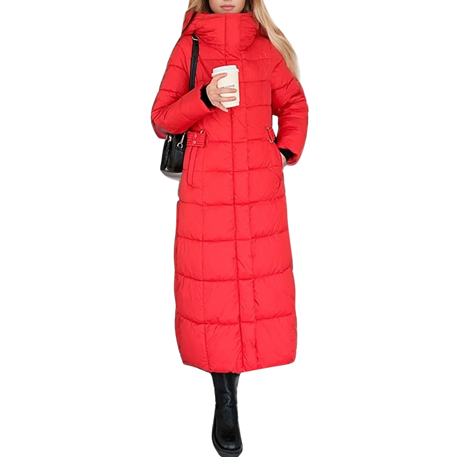 2024 New Winter Women Jacket Warm Parkas Female Thicken Coat Cotton Padded Parka Long Hooded Outwear Loose Women Snow Jackets