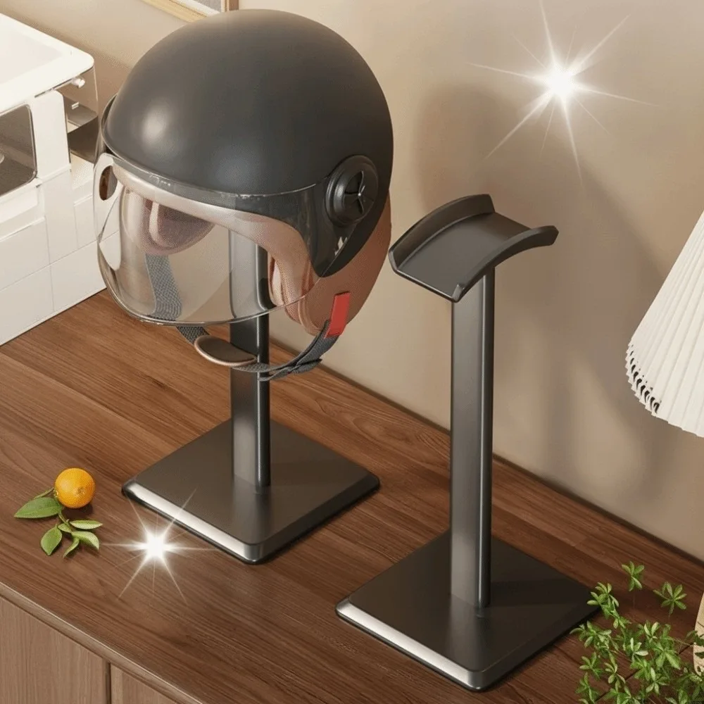Image of Langlebiger, multifunktionaler Helmständer, universeller, platzsparender Huthalter, Desktop-Hutaufbewahrungsregal für Helme