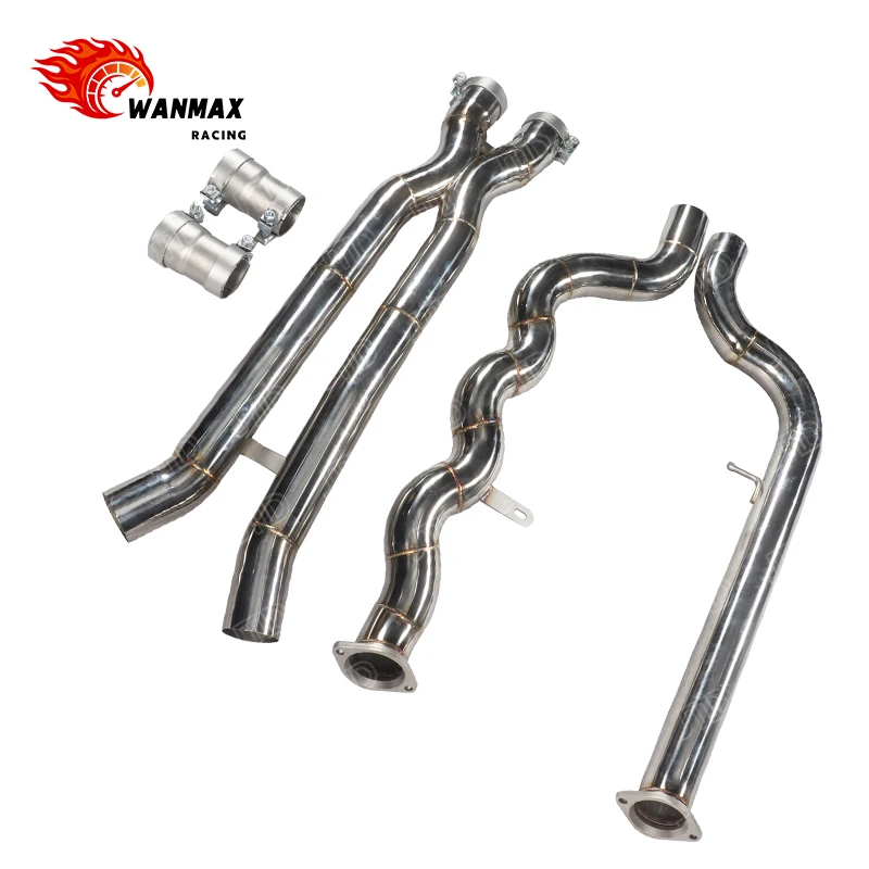 Mid Pipes for  S58 G80 G82 G87 M3 M4 M2 3.0T  X Pipe Shape Equal Length Midpipe