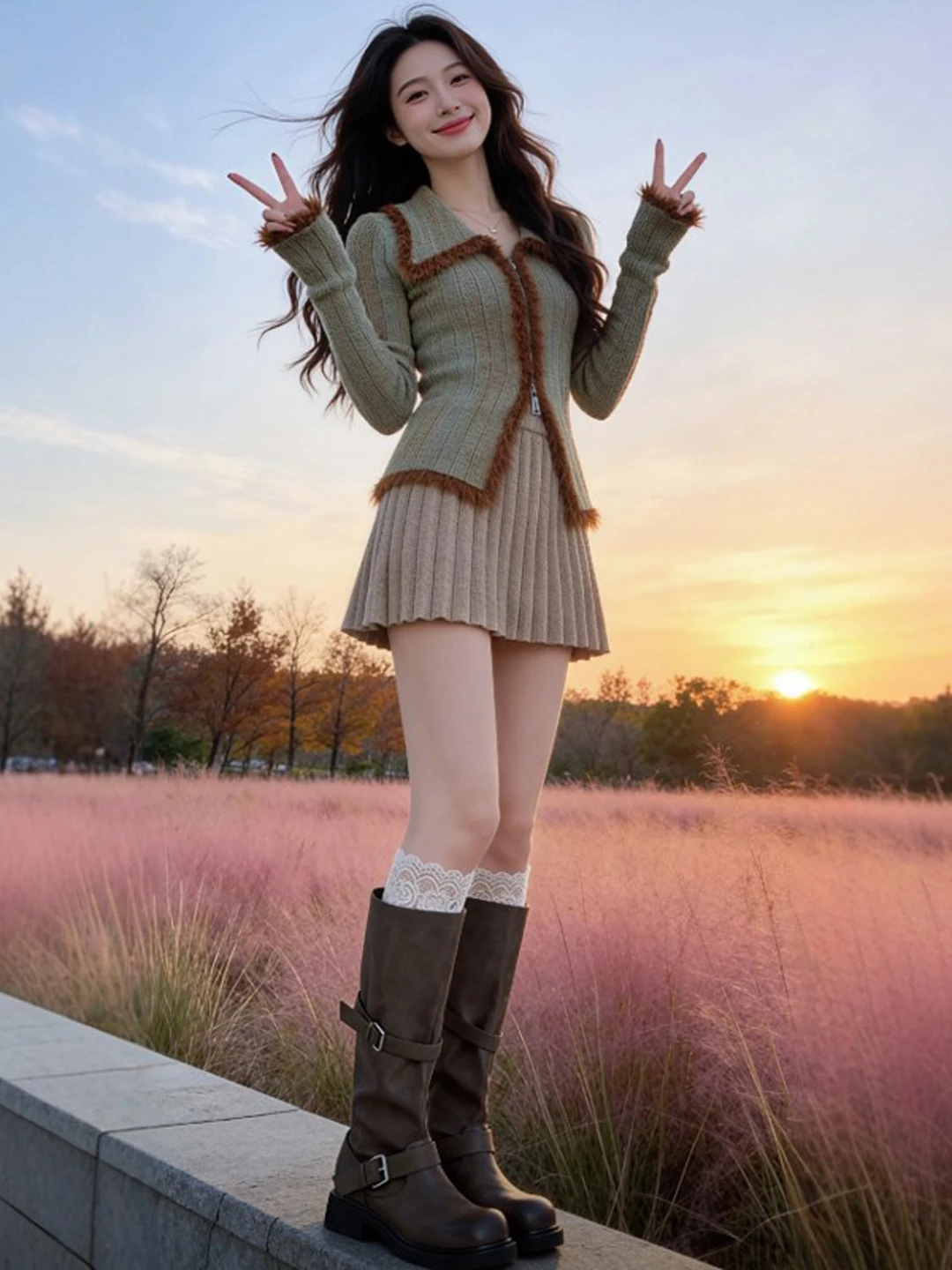 

Slimming Effectiven Retro Ladylike Sle Sweater Women's Faionable Spring Top Long Sve V-ne Cardigan Korean Sle