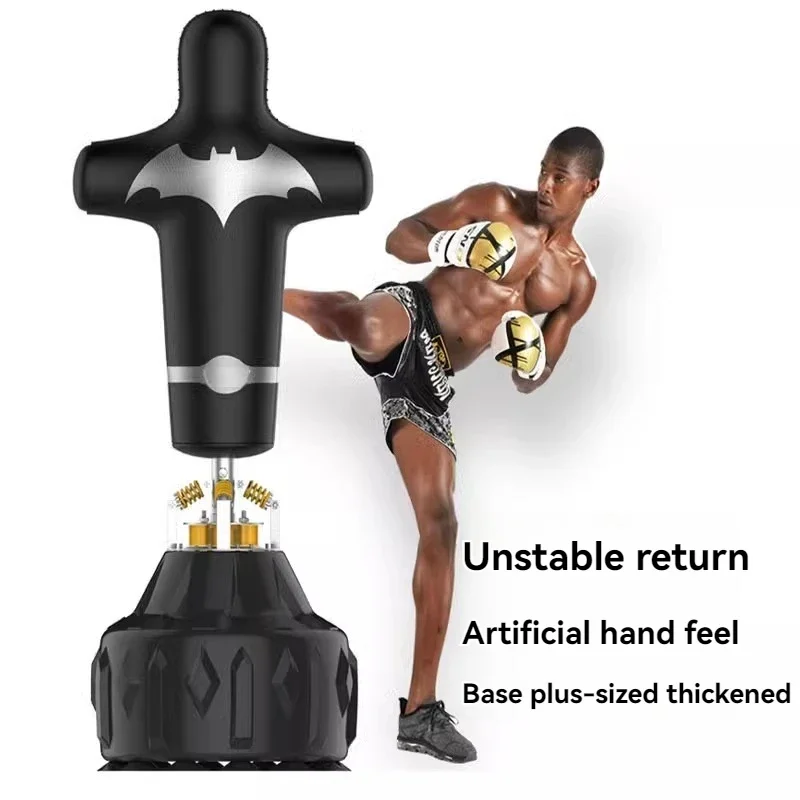 

Boxing tumbler human-shaped sandbag sandbag vertical Sanda suction cup base can be filled with water and sand and is durable