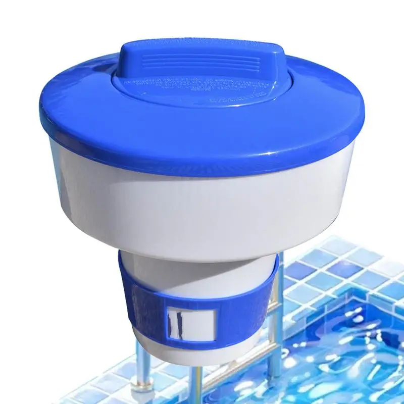 

Chlorine Floater Adjustable Flow Pool Chlorine Holder Durable Pool Tablet Holder Chlorine Holder Floating Dispensers For