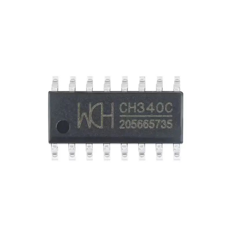 New original patch CH340C SOP-16 USB to serial IC chip with built-in crystal oscillator