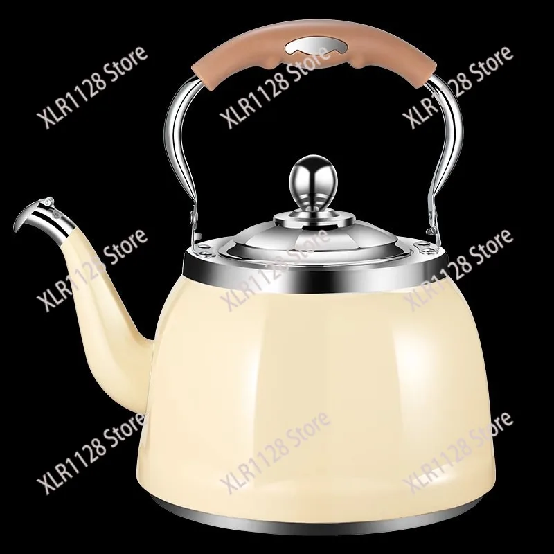 

304 Stainless Steel Whistling Water Kettle Large Capacity for Gas Stove & Open Fire Home Use