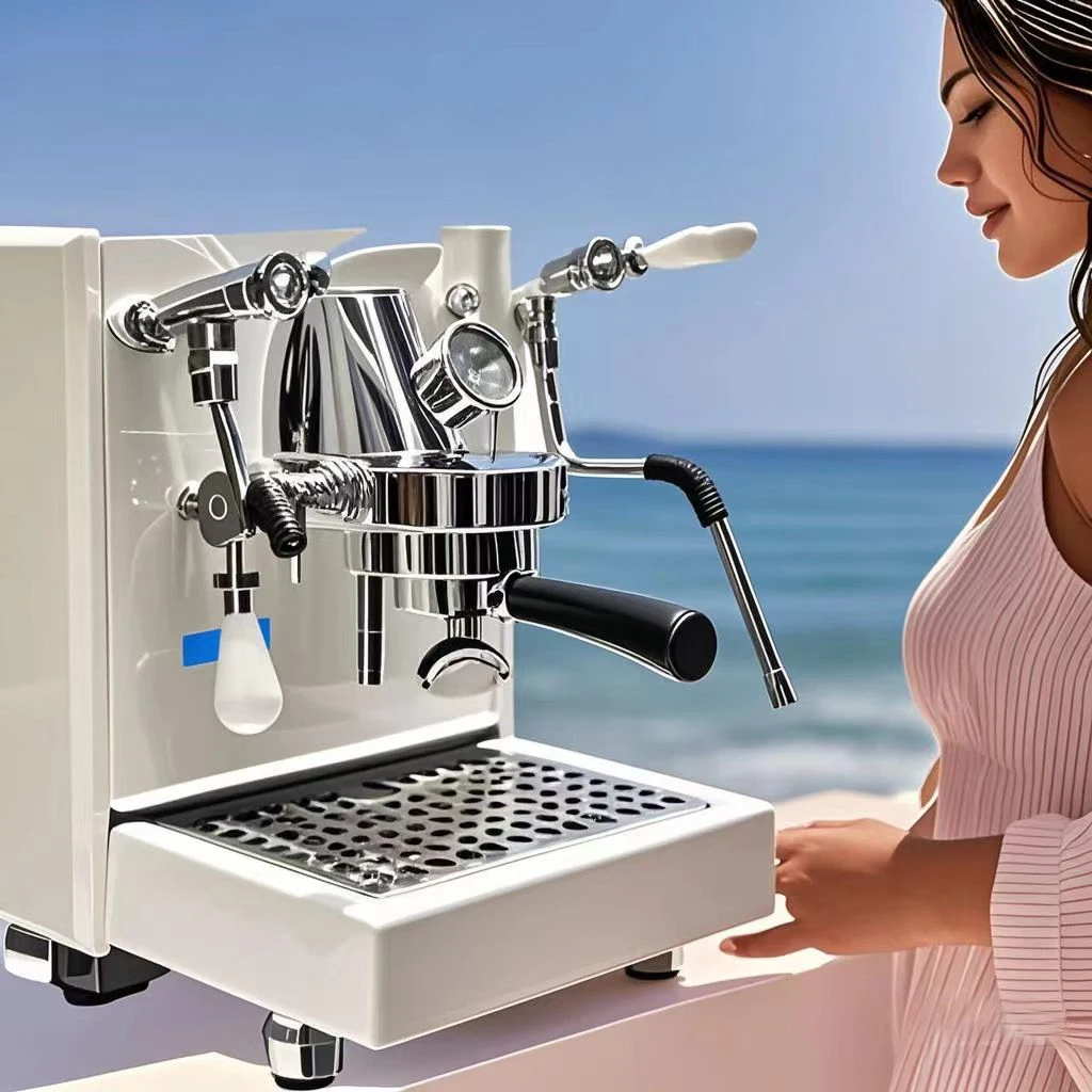 

luxurySWF Kaffeemaschine Cafetera Instant Barista E61 Smart Espresso Coffee Machine for Home