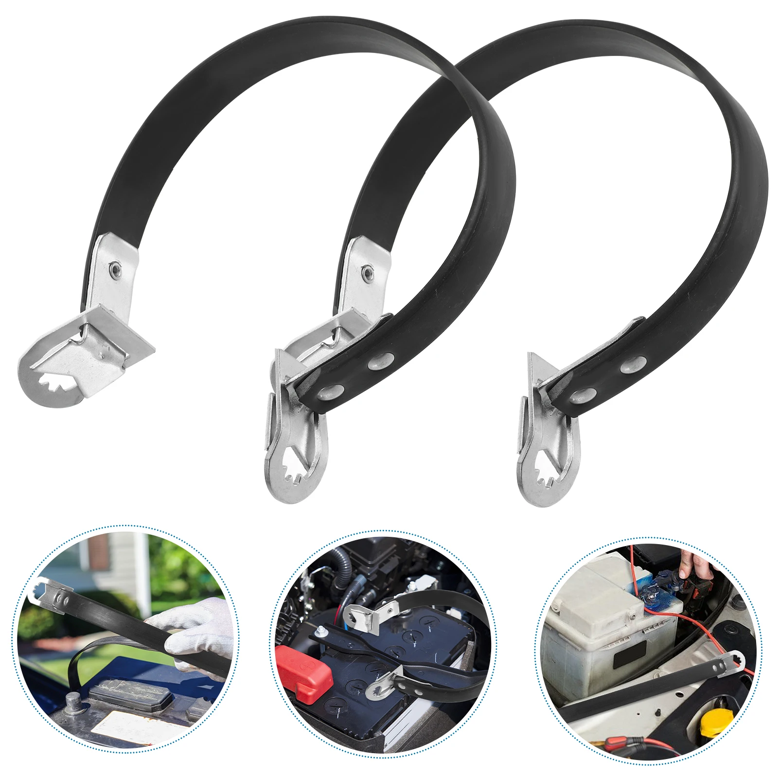 

2 Pcs Portable Handle Heavy Duty Strap Lifting Carrier Straps Cargo Lashing Pvc Golf Cart Batteries