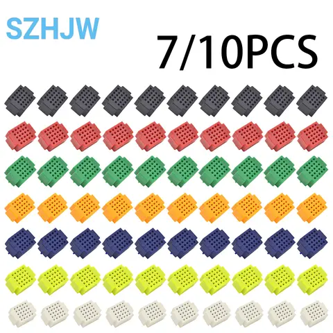 7pcs/10PCS ZY25 Mini Breadboard 25 Points Solderless PCB Board for Arduino Raspberry Pi Prototyping Circuit Testing