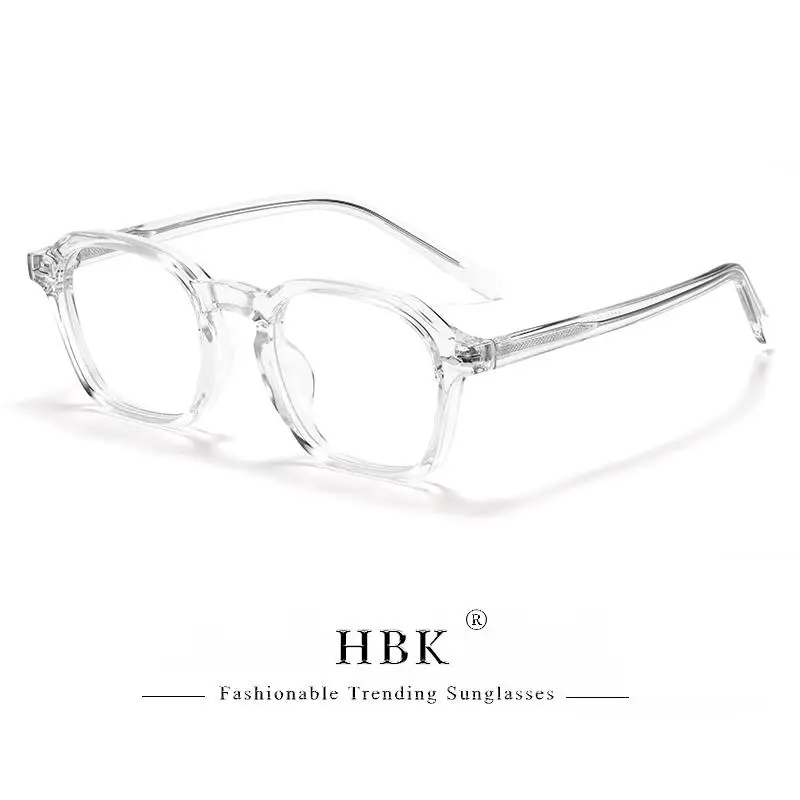 HBK Quadratische Herren-Brillenfassung Retro Hochwertige Marken-Brillen Damen Anti-Blaulicht Dekorative Brillen – Detail 14