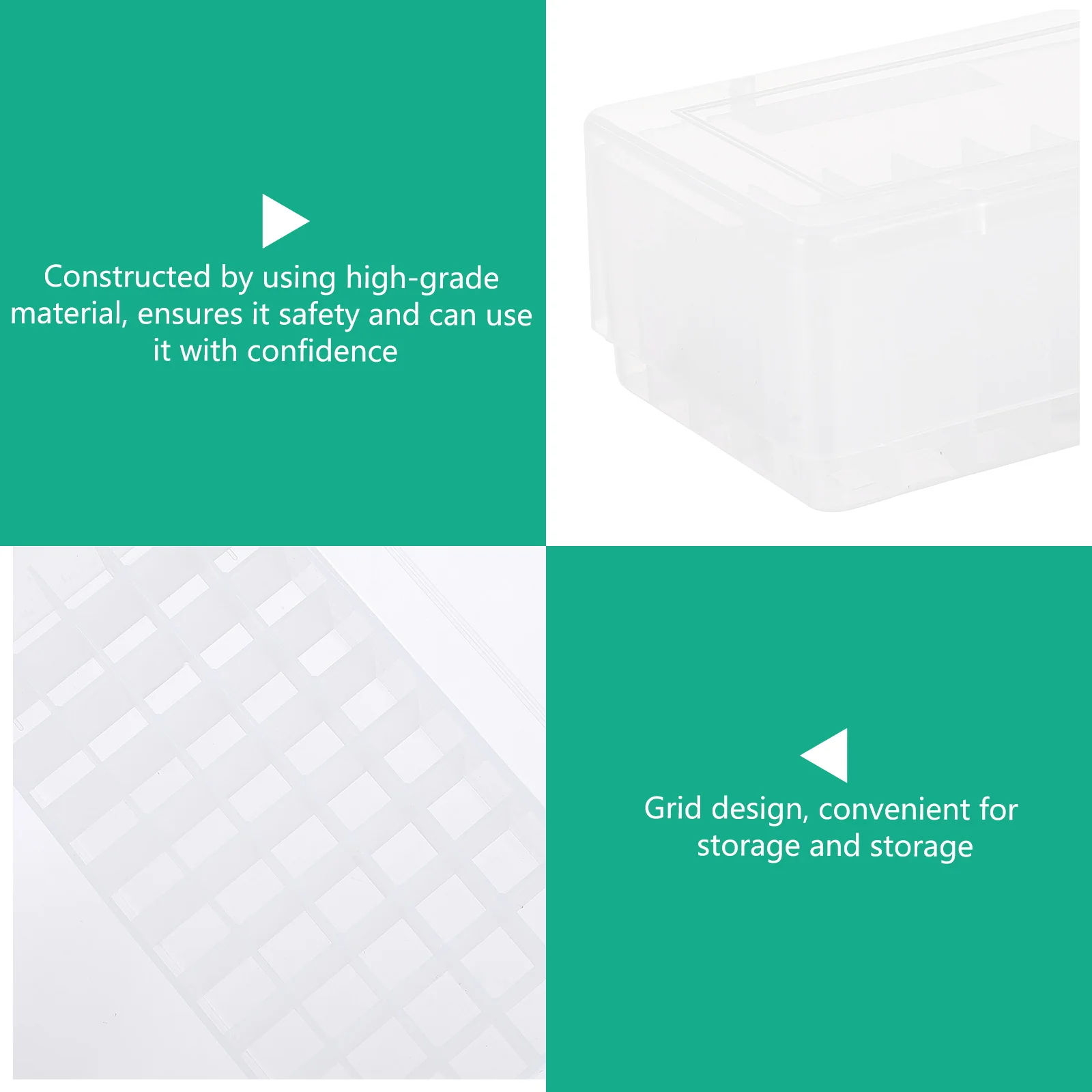 

50-Grid Microcentrifuge Tube Cryogenic Storage High-Grade Plastic Freezing Box Locking Clasp Seal Sample Freezer Rack For Lab