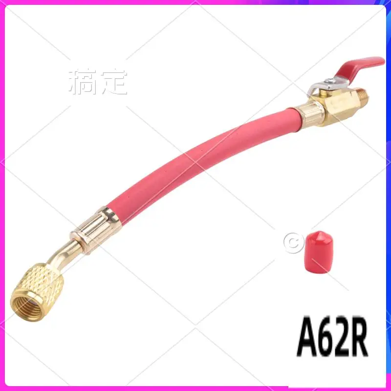 

R2-R134A R410 R22 HBV-B01 Набор манометров PSI Шланг для заправки кондиционера Шланги холодоагента HVAC с аксессуаром для шарового клапана