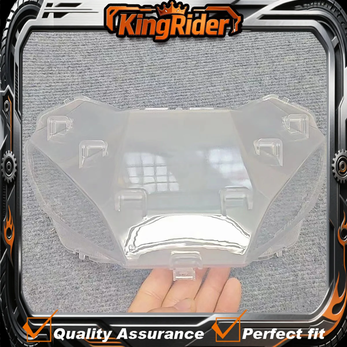 Motorcycle fairing shell cover ultra clear headlight cover replacement and repair  FOR CFMOTO 250SR 300SR 2020-2022