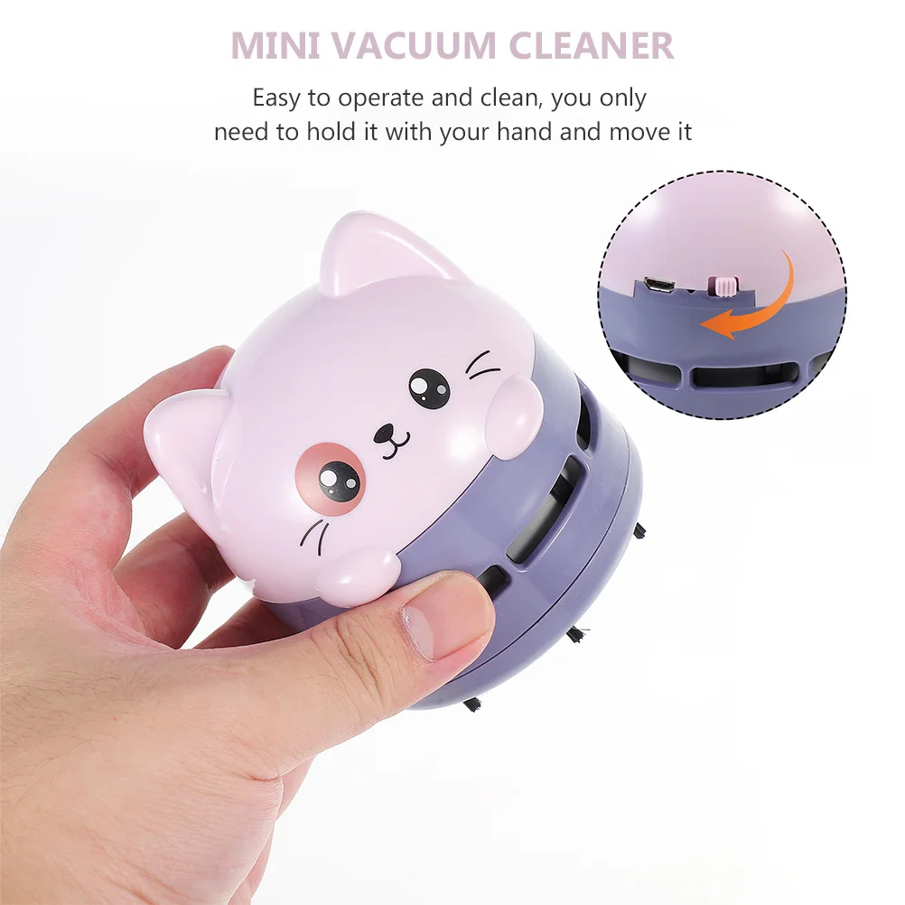 

Compact Mini Vacuum Cleaner for Desktop Countertop Car Seat Fast Cleaning Dust Crumbs Ashes Lightweight Hand Operated Cleaner