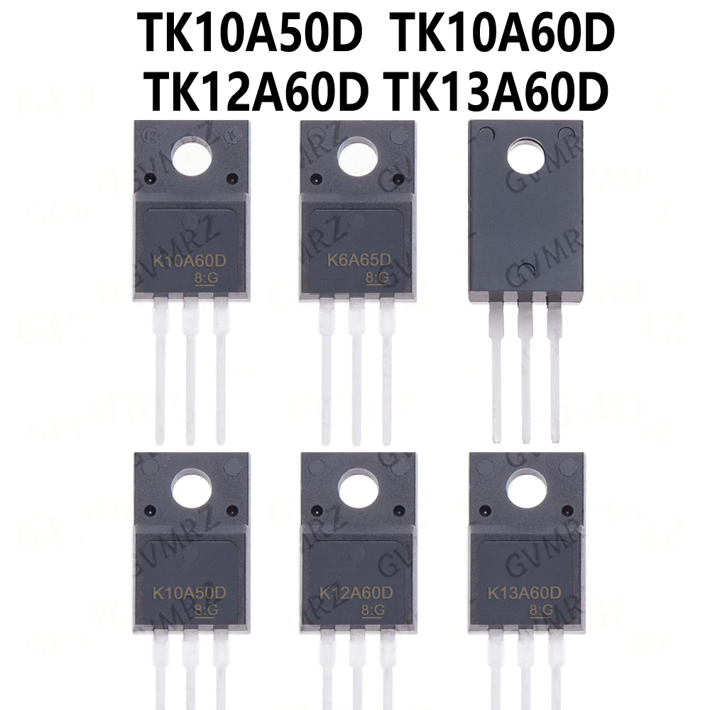 10pcs TO-220F TK10A50D TK10A60D TK12A60D TK13A60D TK20A60U TK5A50D TK6A65D TK8A60DA TK8A65D TO-220F