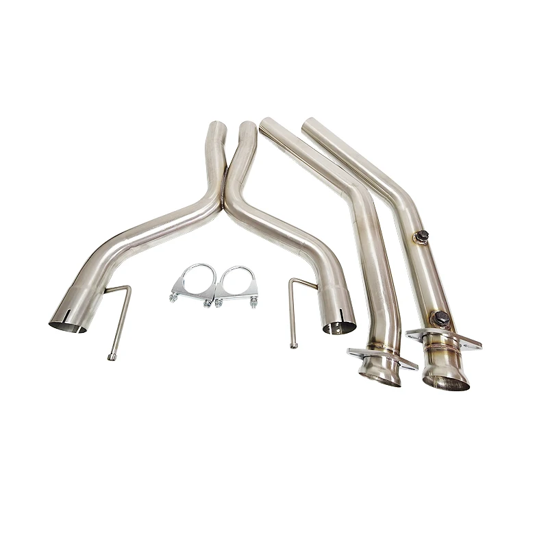 CATBACK EXHAUST X-PIPE KIT FOR 05-10 -FORD -MUSTANG 4.6L V8 STAINLESS STEEL 2.5