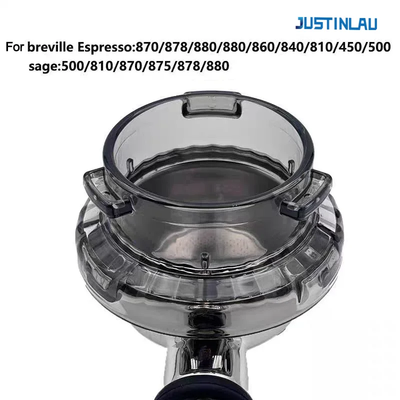 Anel Dosador de Café JUSTINLAU 54MM para Breville Série 8 Sage Portafilter Acessórios de Espresso Ferramenta de Funil Barista Utensílios de Café