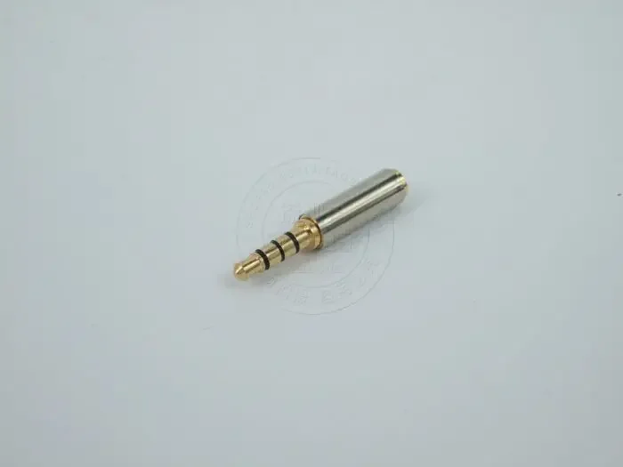 Adaptador de audio Hoqo TRRS Convertidor de 2,5 mm a 3,5 mm 3. El conector para auriculares de 5 mm y 2,5 mm son intercambiables, conector de 4 polos de 2,5 mm a 3,5 mm